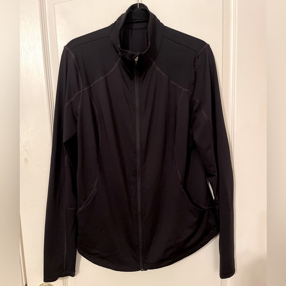 WOMENS TEK GEAR DRYTEK ACTIVE FULL ZIP BLACK JACKET